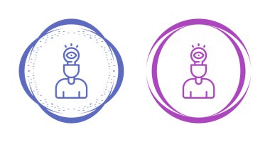 Görsel Düşünme Ağı vektör çizimi