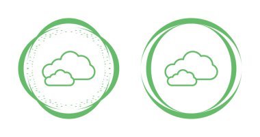 bulutlar Icons set, vektör çizim 