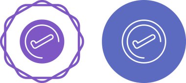 Beyaz arkaplanda izole edilmiş işaretleri kontrol et, vektör illüstrasyonu    