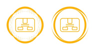 paket simgesi işaret vektör illüstrasyonu