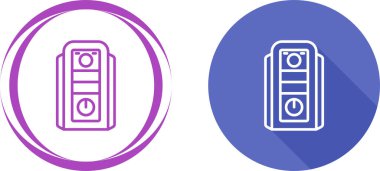 Sistem birim simgeleri seti, donanım ve aygıt, bilgisayar işareti için çanta, vektör grafikleri, beyaz arkaplanda doğrusal desen. Vektör illüstrasyonu