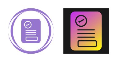 Çevrimiçi işlevsellik için kolay belge illüstrasyonu.