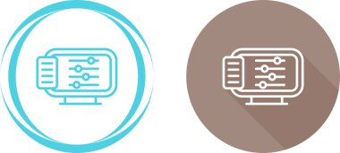 bilgisayar ayarlama vektör simgeleri