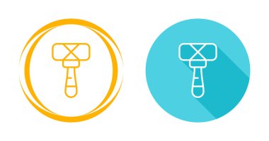 Tornavida ile çekiç, araç veya ayarları temsil eder.