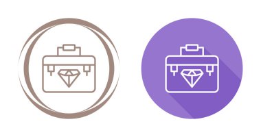 En çok satan, elmas simgeli çanta, vektör