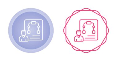 Marka sunumu için zarif vektör simgeleri, kullanıcı hikayesi