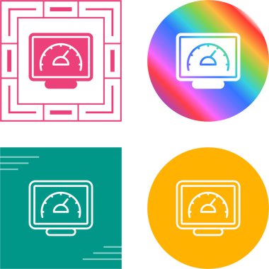 Beyaz arkaplanda izole edilmiş bulut ağ simgeleri. Simgeleri renklendir. vektör illüstrasyonu