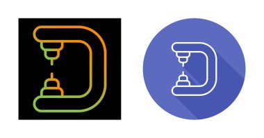 Dijital kullanım için 3B yazdırma makinesi tasvir eden basit bir web illüstrasyonu.