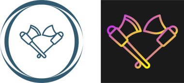 Beyaz arkaplanda izole edilmiş eksen simgeleri kümesi, vektör illüstrasyonu  