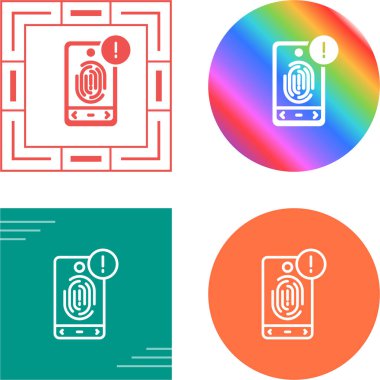 akıllı telefon simgeleri ayarlandı, vektör illüstrasyonu basit tasarım