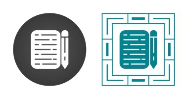 Belge düzenleme simgeleri, vektör illüstrasyonu basit tasarım