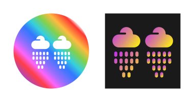 yağmur ikonu vektör illüstrasyon tasarımı