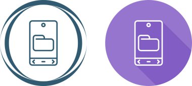 akıllı telefon simgeleri ayarlandı, vektör illüstrasyonu basit tasarım