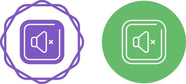 ses düğmesi simgeleri beyaz arkaplanda izole edildi