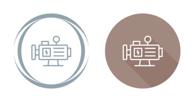 Su Pompası ağ ikonu vektör illüstrasyonu