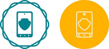 Akıllı telefon simgeleri ayarla, illüstrasyon vektör 