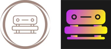 bank simgeleri ayarlandı, vektör illüstrasyonu 