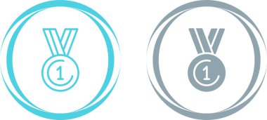 Madalya ikonları hazır. Beyaz arkaplanda izole edilmiş web tasarımı için vektör simgeleri dizisi 