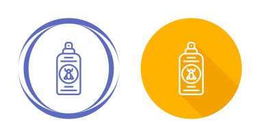 Böcek kovucu ağ simgesi vektör illüstrasyonu