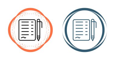 Modern belge simgelerinin vektör tabanlı bir çizimi.