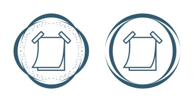 Yapışkan not simgesi vektör çizimi tasarımı