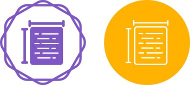 belge simgeleri ayarlandı, vektör illüstrasyonu basit tasarım