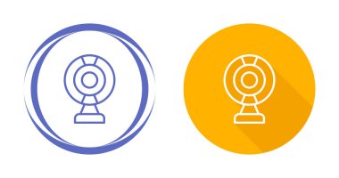 Web kamerası web simgeleri vektör illüstrasyonu