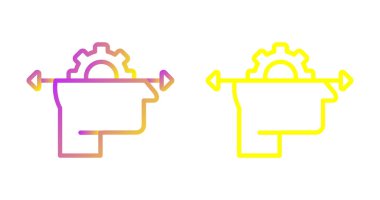 Vites simgeli erkek başlıkları, vektör illüstrasyonu  