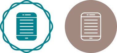 Tablet aygıtı satır simgesi. Mobil konsept ve web tasarımı için doğrusal biçim işareti. Ebook okuyucu ana hatları vektör simgesi. Sembol, logo çizimi. Vektör grafikleri