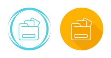 Çevrimiçi ayarlarda kullanmak için basit belge simgesi.