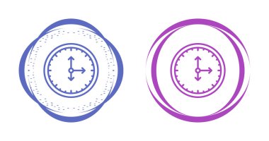 saat, zaman simgesi vektör illüstrasyonu 