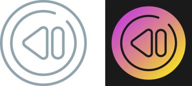 Hızlı ileri simgeler, vektör illüstrasyonu