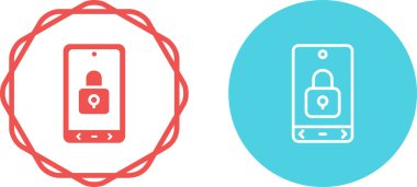 akıllı telefon simgeleri ayarlandı, vektör illüstrasyonu basit tasarım