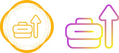 iş tanıtım web simgesi vektör illüstrasyonu