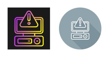 iletişim arızası ikon vektör çizimi tasarımı