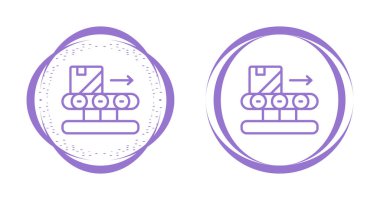 Taşıyıcı Şerit simgeleri, vektör illüstrasyonu 
