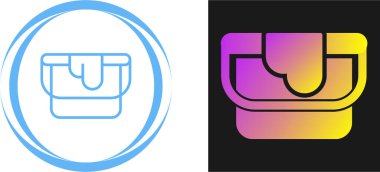 kova ağ ikonu vektör illüstrasyonu