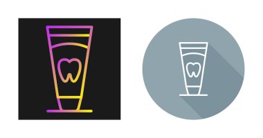 Diş sağlığı kliniği logo şablonu, diş simgesi, vektör illüstrasyonu