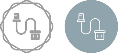 Cable Ferrule simgelerinin vektör illüstrasyonu