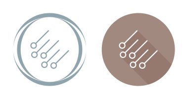 saç tokaları simgesi beyaz arkaplanda izole. 