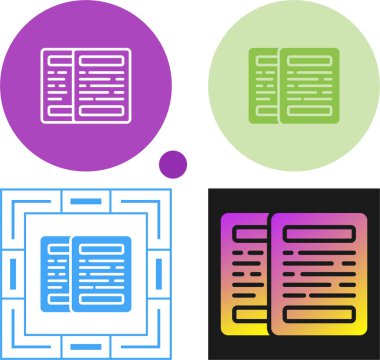Belge simgesi ayarlandı. Dosya sembolleri. Sayfa tuşları. Renkli vektör illüstrasyonu 