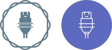 Satır dolgu simgelerini beyaz arkaplanda izole et