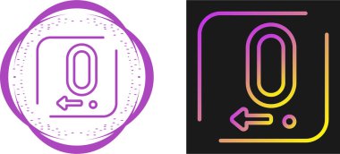 desima simgesi işaret vektör çizimi 