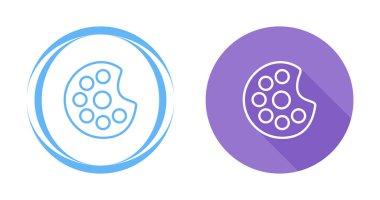 Sanatçı Paleti simgeleri vektör illüstrasyonu