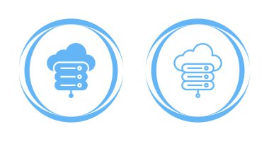 Bulut hesaplama simgesi. bulut hesaplama sembolü.