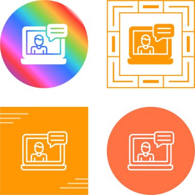 kullanıcı simgesi işaret vektörü çizimi 