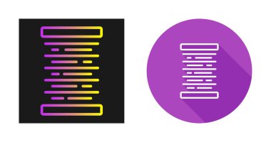 Merkez Hizalama Web simgesi vektör illüstrasyonuName