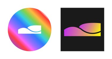 Kum tepeleri ikon vektör çizimi tasarımı