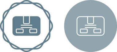 paket simgesi işaret vektör illüstrasyonu