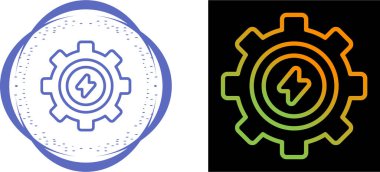 Beyaz arkaplanda izole edilmiş dişli simgeleri